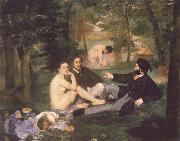 Edouard Manet The Fruhstuck in the free oil painting artist